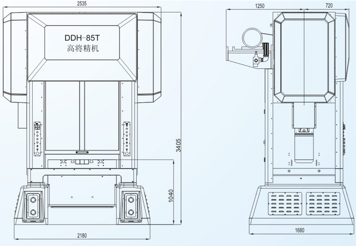 DDH-85T閉式雙點高速精密沖床